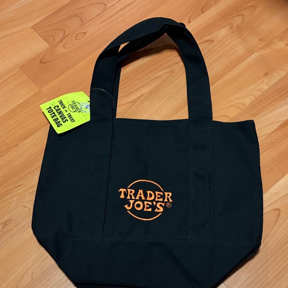 Trader Joe's Black Mini Tote Bag